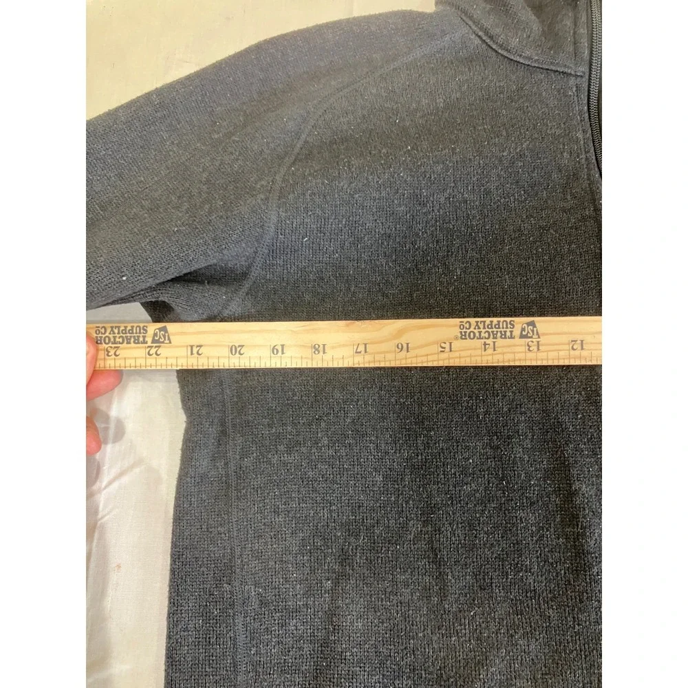 Patagonia Better Sweater 1/4 Zip Mens Medium Black Fleece Pullover Jacket 25527